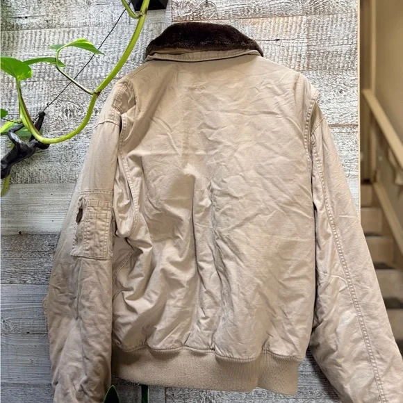 Rothco | Vintage B-15A Flyer's Aviator Cotton Bomber Jacket - Men's 2XL - Picture 3 of 14